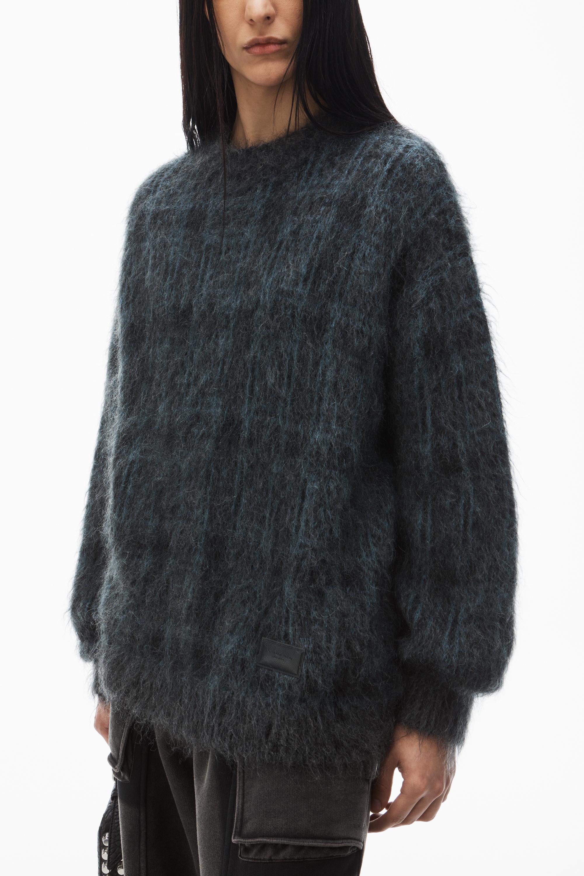 Plaid Oversize Sweater In Jacquard Knit Product Image