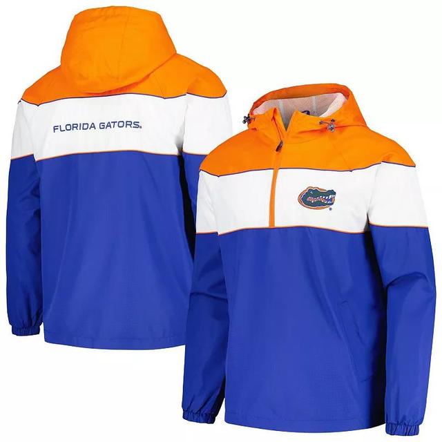 Mens G-III Sports by Carl Banks Royal Florida Gators Center Line Half-Zip Raglan Hoodie Jacket Product Image