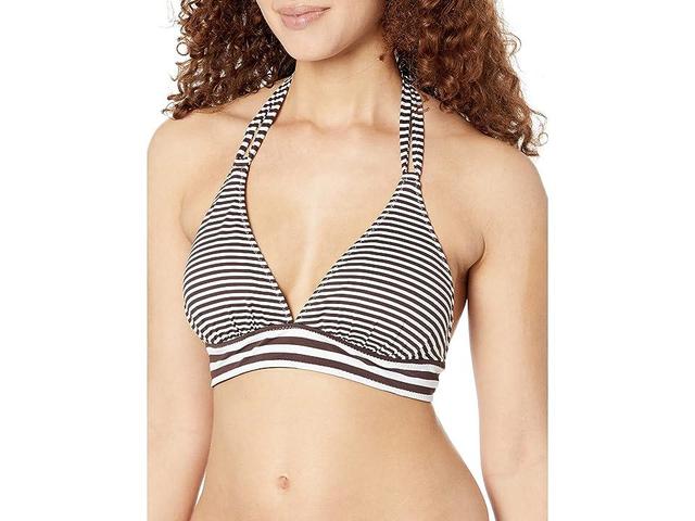 Tommy Bahama Breaker Bay Reversible Double Strap Halter (Double Chocolate Reversible) Women's Swimwear Product Image