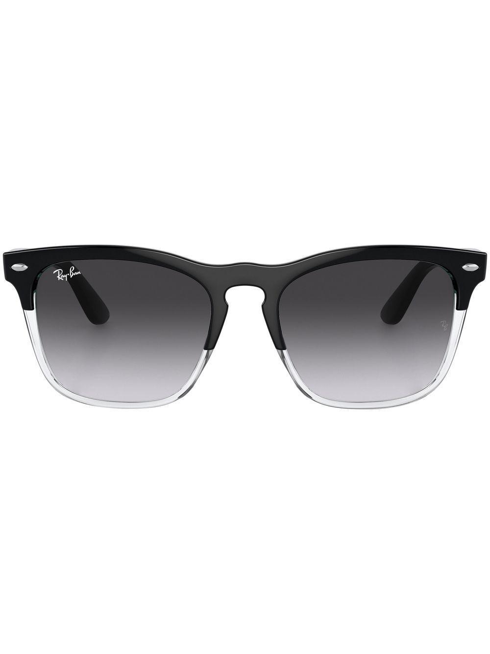 RAY BAN Steve Square-frame Sunglasses In Black / Grey Product Image