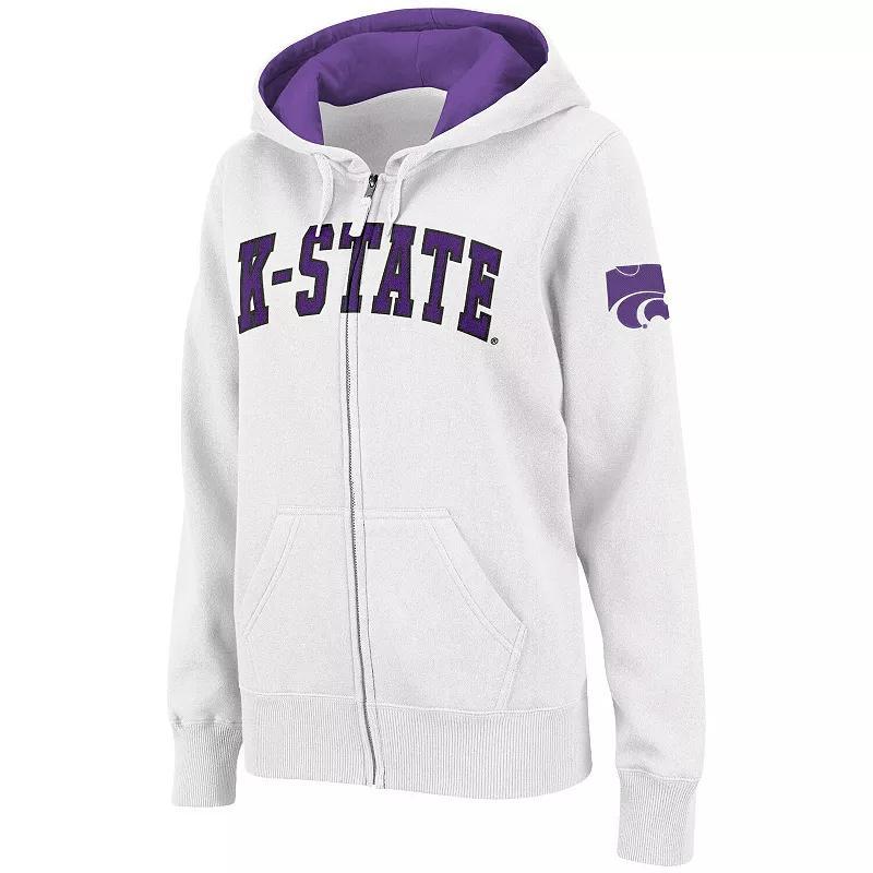 Womens Stadium Athletic Kansas State Wildcats Arched Name Full-Zip Hoodie Product Image