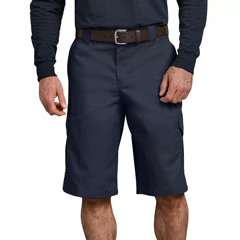 Mens Dickies FLEX Relaxed-Fit 13-inch Cargo Shorts Dark Blue Product Image