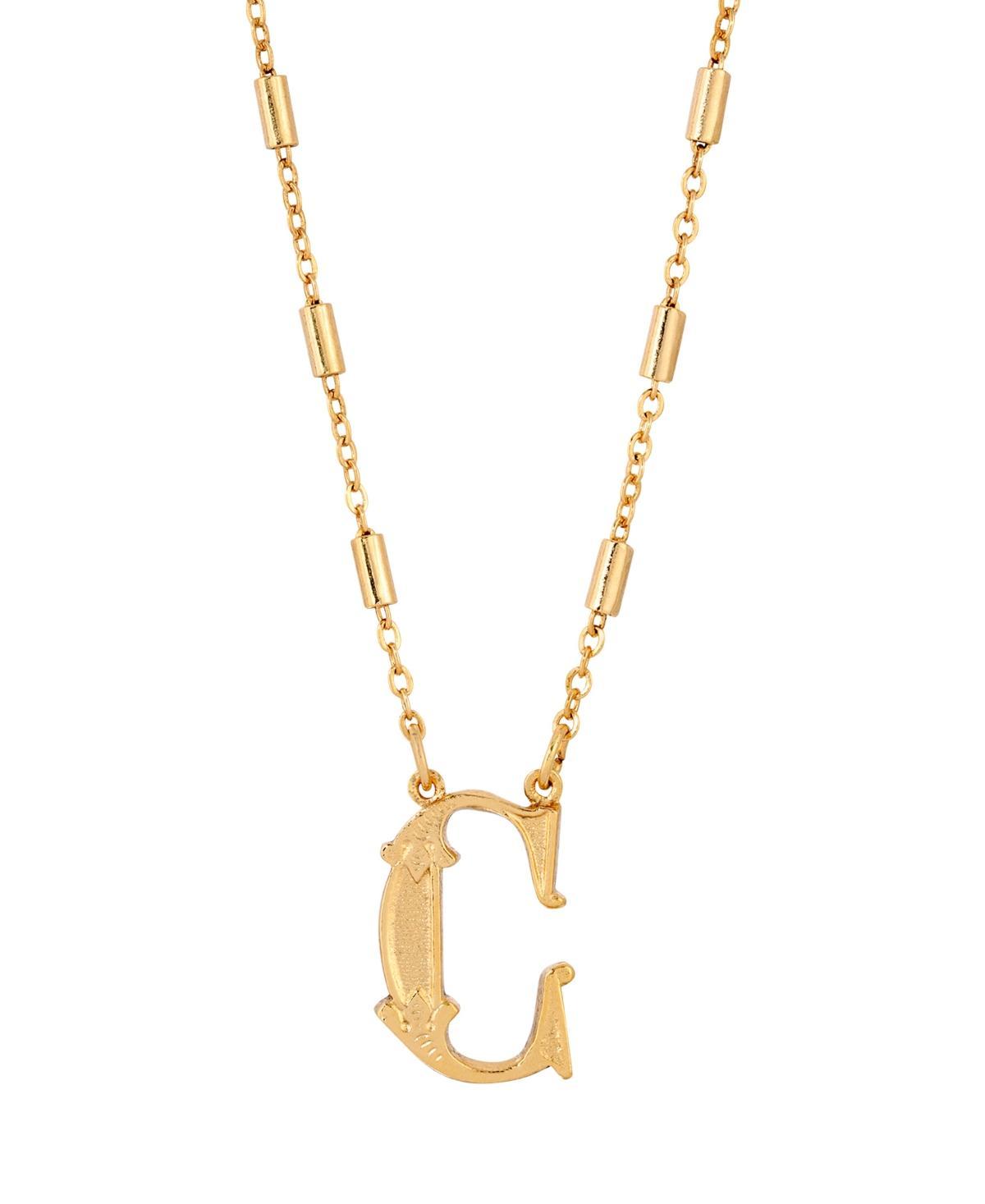 1928 Tone Initial W Pendant Necklace Product Image