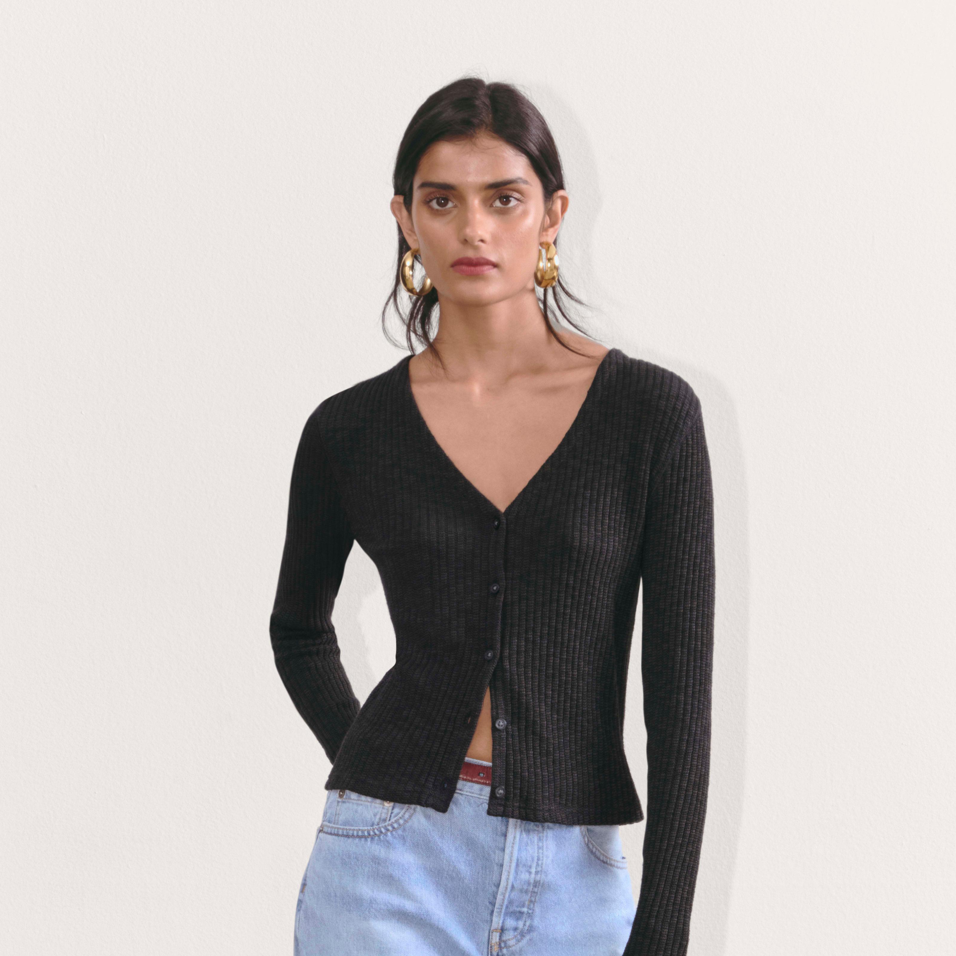 Womens Cozy Rib Cardigan by Everlane Product Image