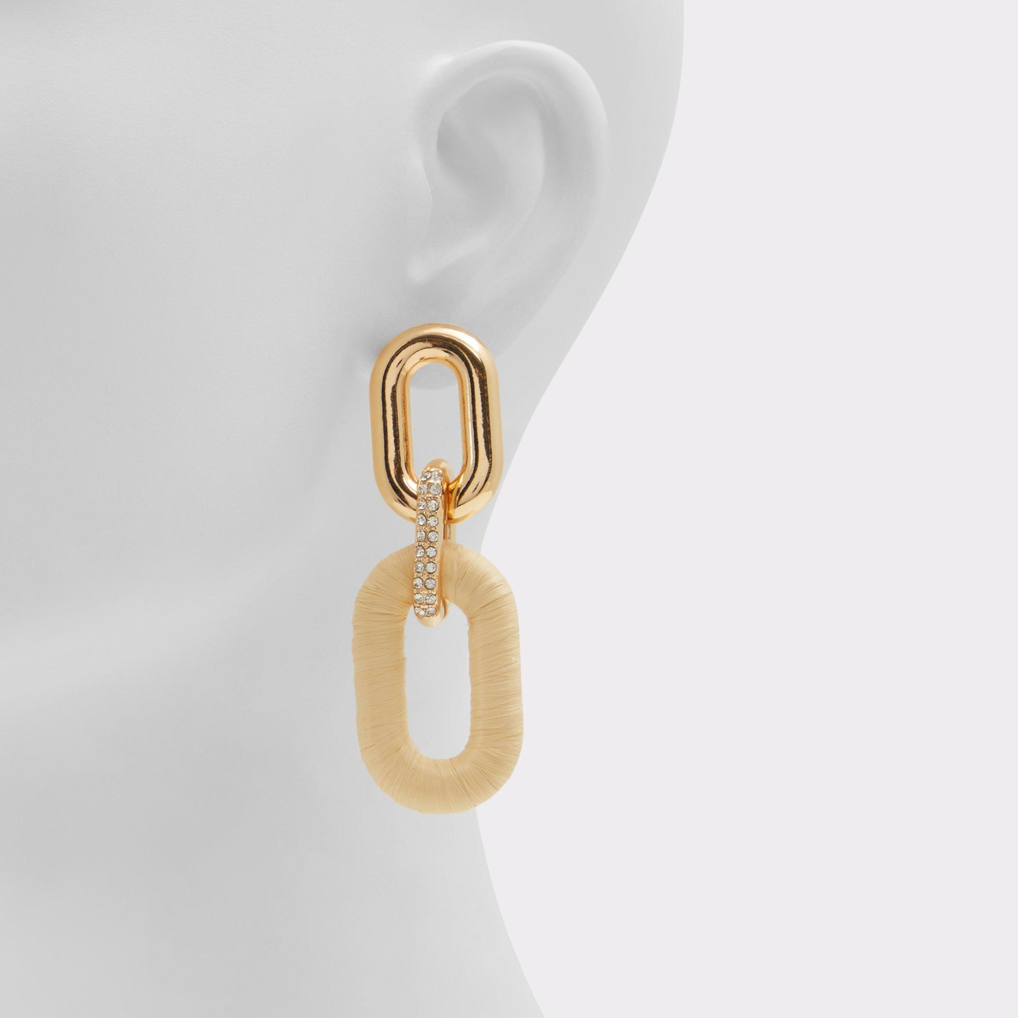 Sundowwn Gold/Clear Multi Women's Earrings | ALDO US Product Image