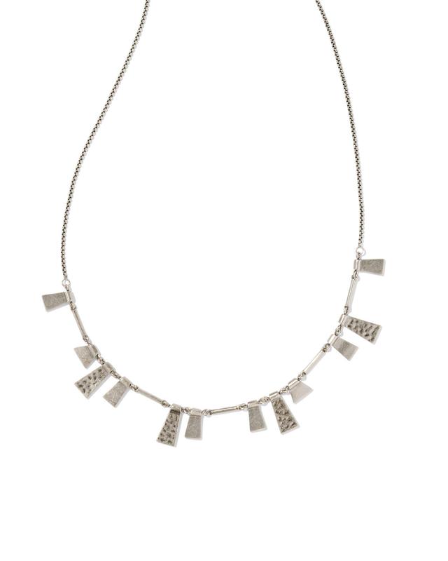 Kendra Scott Lynne Strand Necklace in Vintage Silver | Metal Product Image