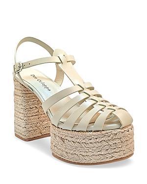 Dee Ocleppo Womens Tulum High Heel Platform Espadrille Fisherman Sandals Product Image