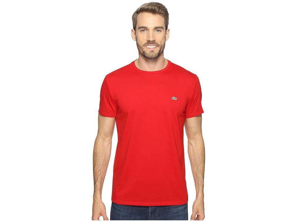 Lacoste Short-Sleeve Pima Jersey Crewneck T-Shirt Men's T Shirt Product Image