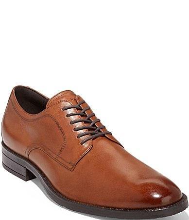 Cole Haan Mens Modern Essentials Plain Toe Leather Oxfords Product Image