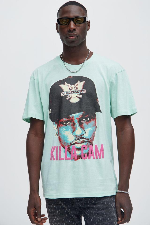 Dipset Cam'ron Short Sleeve Tee - Teal Product Image