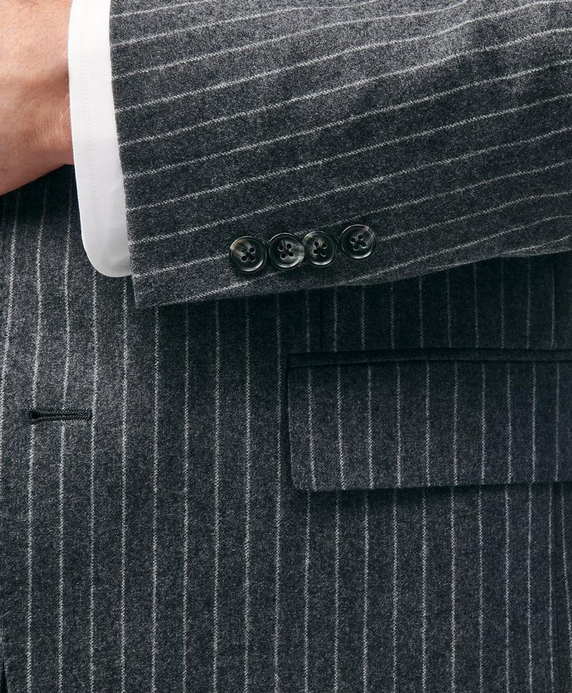 Classic Fit Wool Cashmere Flannel Pinstripe 1818 Suit Product Image