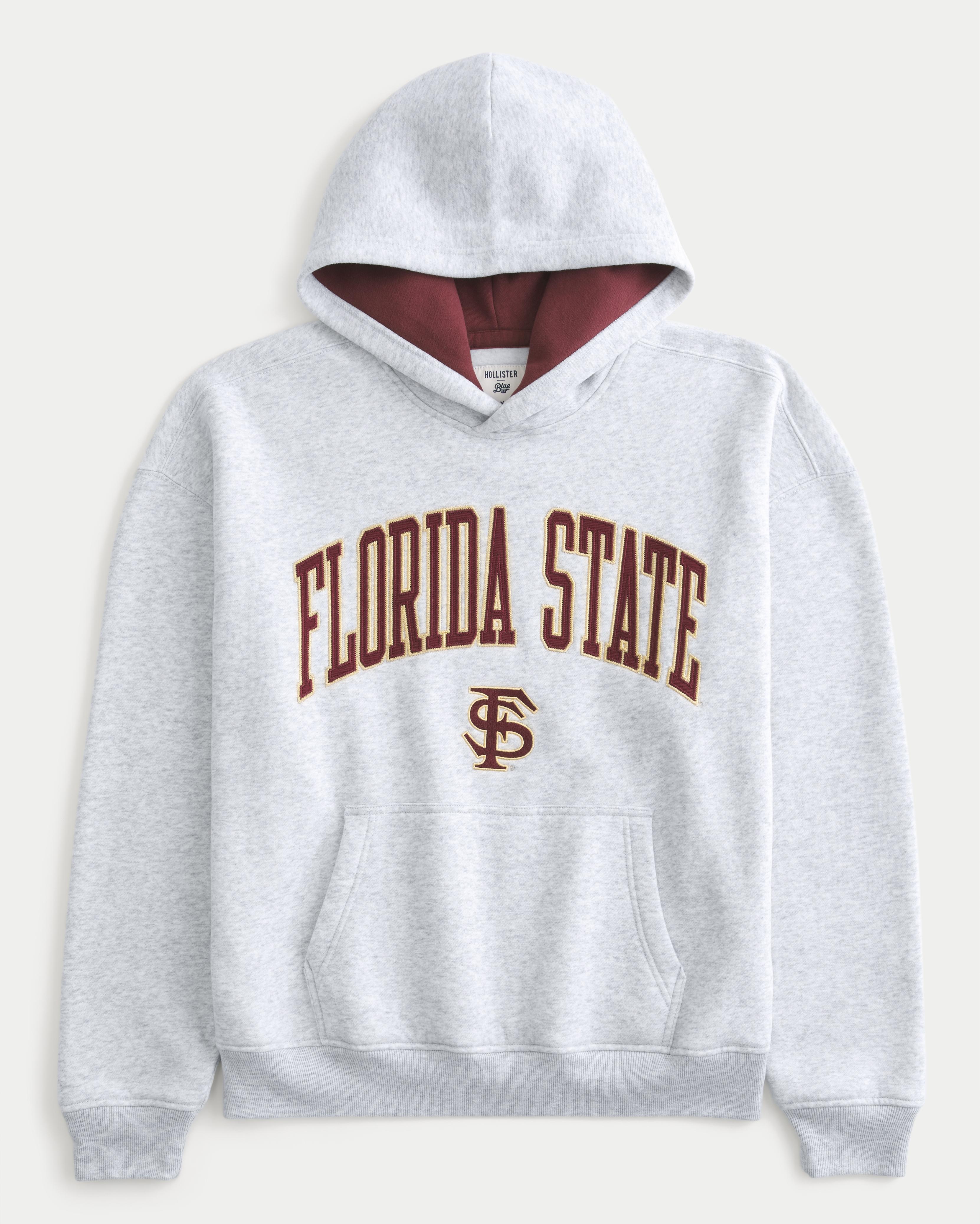 Boxy Florida State University Graphic Hoodie Product Image