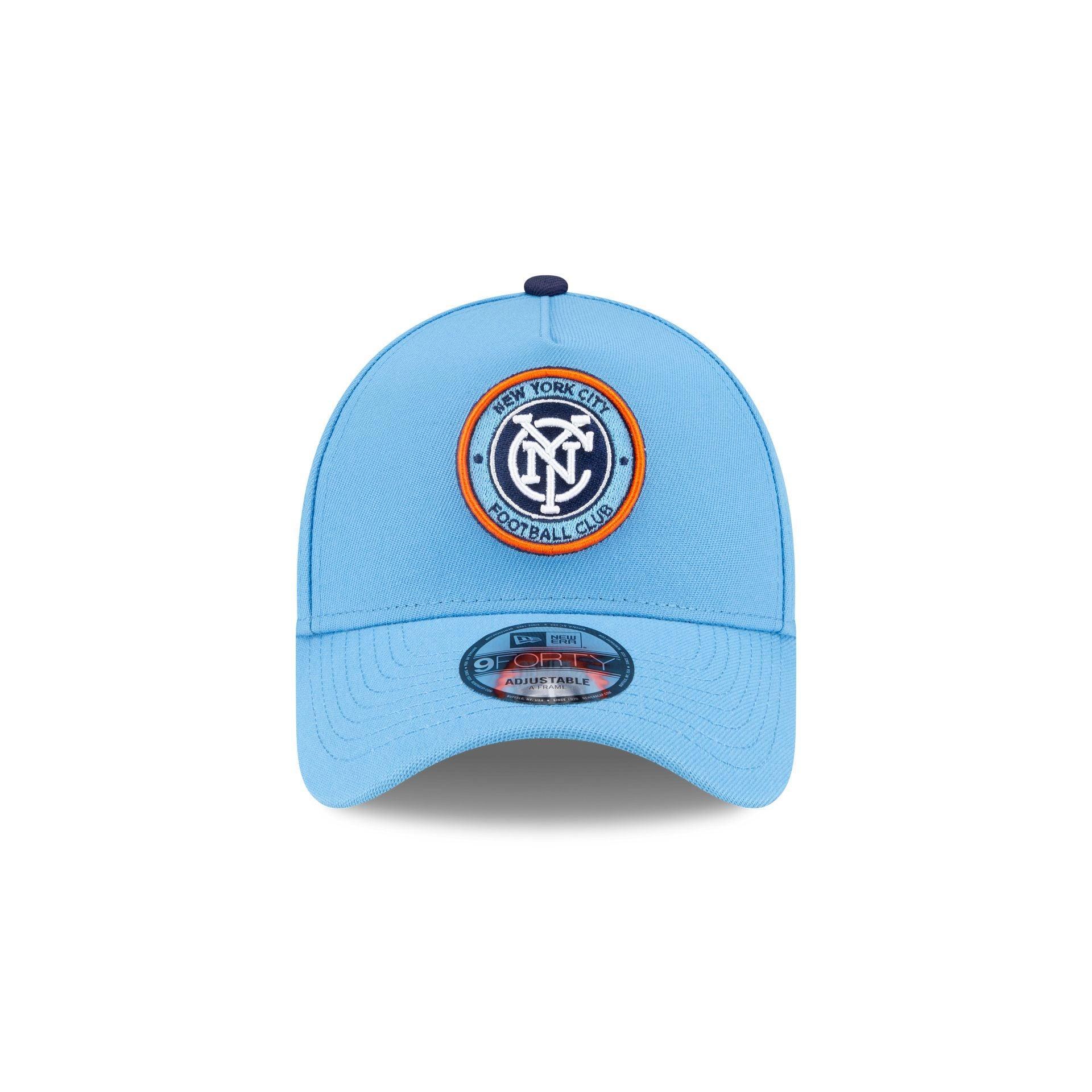 New York City FC 2024 MLS Kickoff 9FORTY A-Frame Snapback Hat Male Product Image