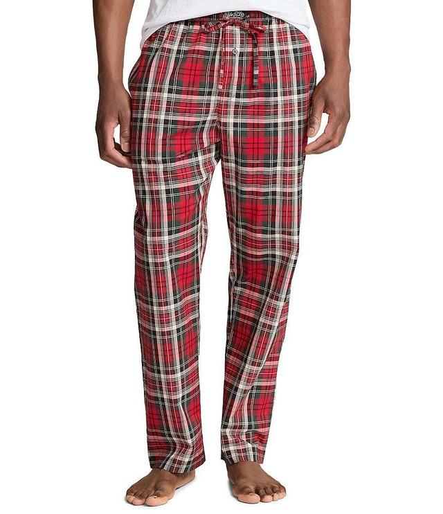 Polo Ralph Lauren Woven Vibrant Plaid Pattern Pajama Pants Product Image