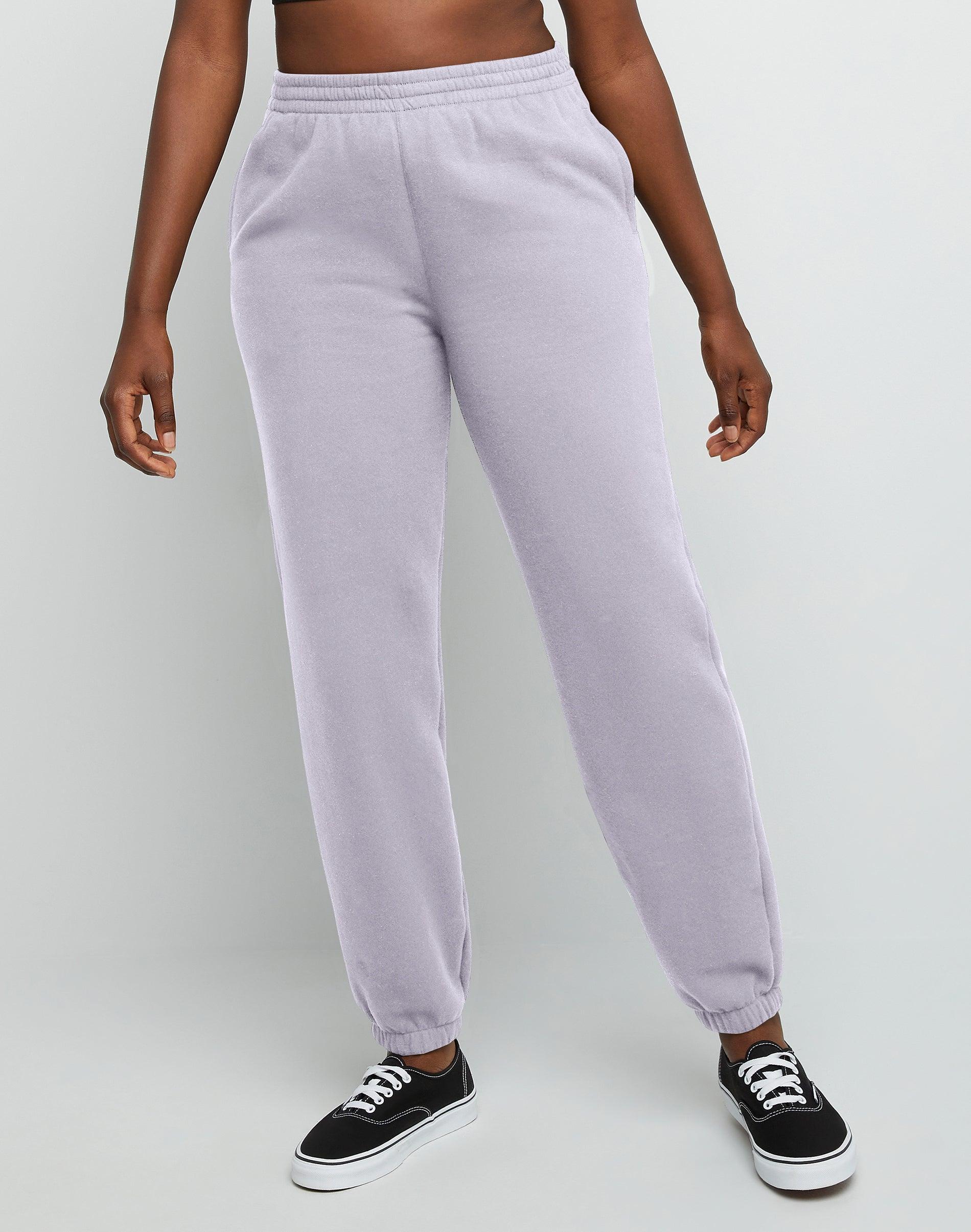 Womens Hanes Originals Fleece Jogger Pants Product Image