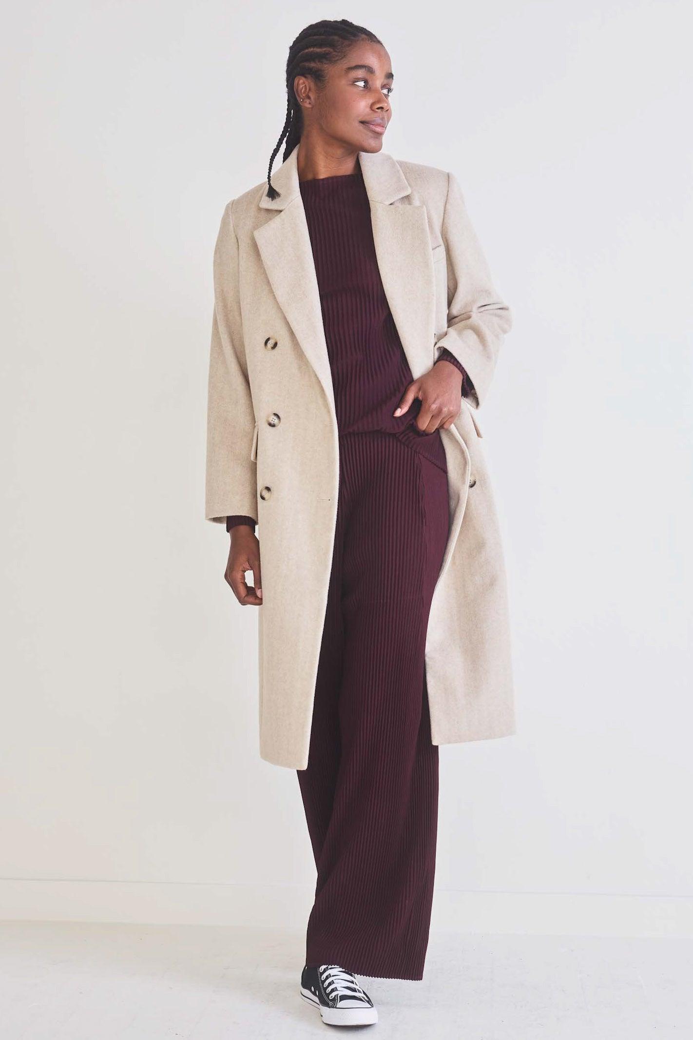 The Soho Long Wool Coat Product Image