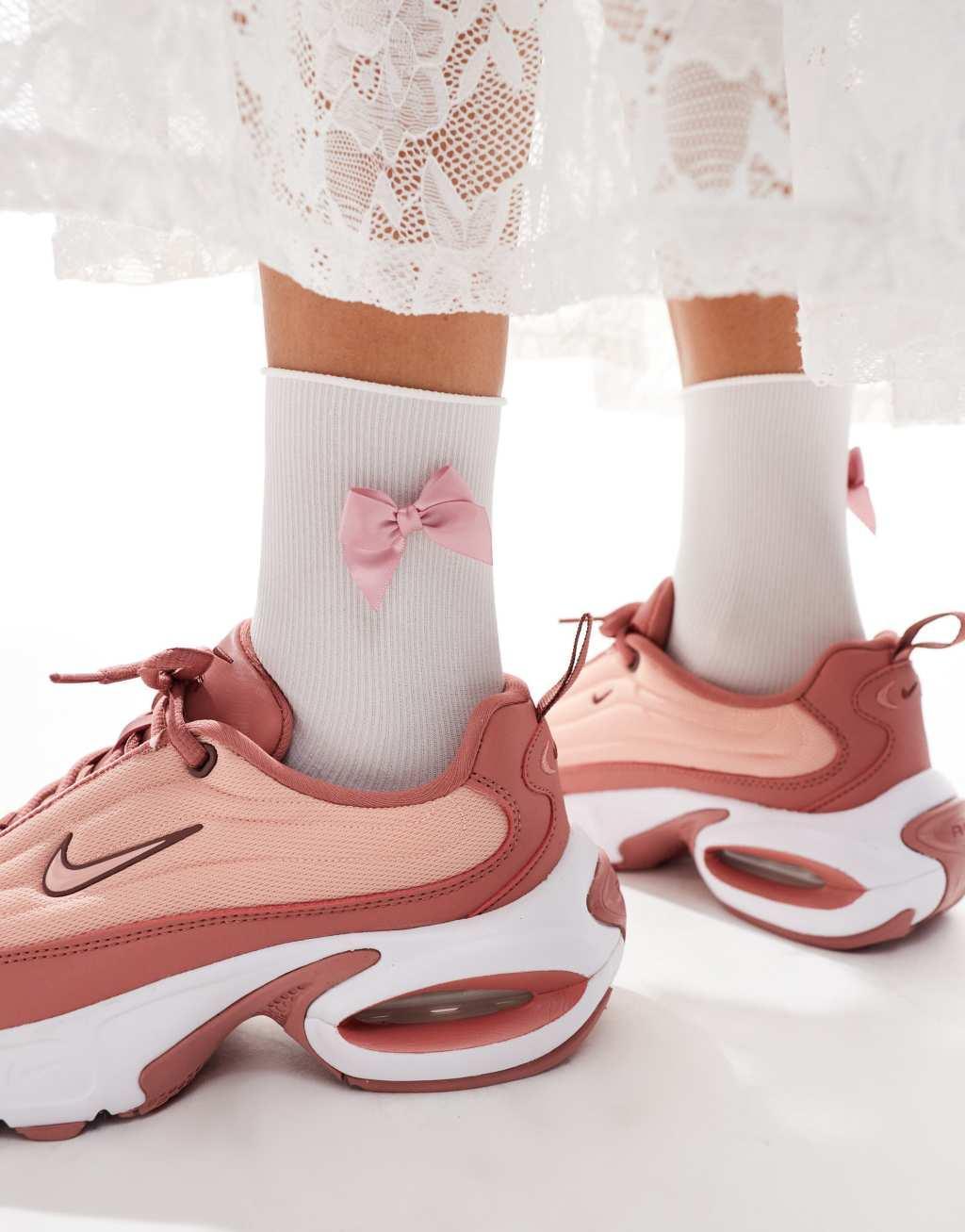 Nike Air Max Portal sneakers in pink and white Product Image