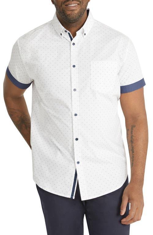 Johnny Bigg Palmer Neat Stretch Short Sleeve Button-Down Shirt Product Image