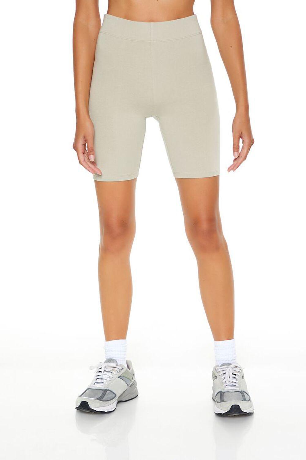 Cotton-Blend Biker Shorts | Forever 21 Product Image