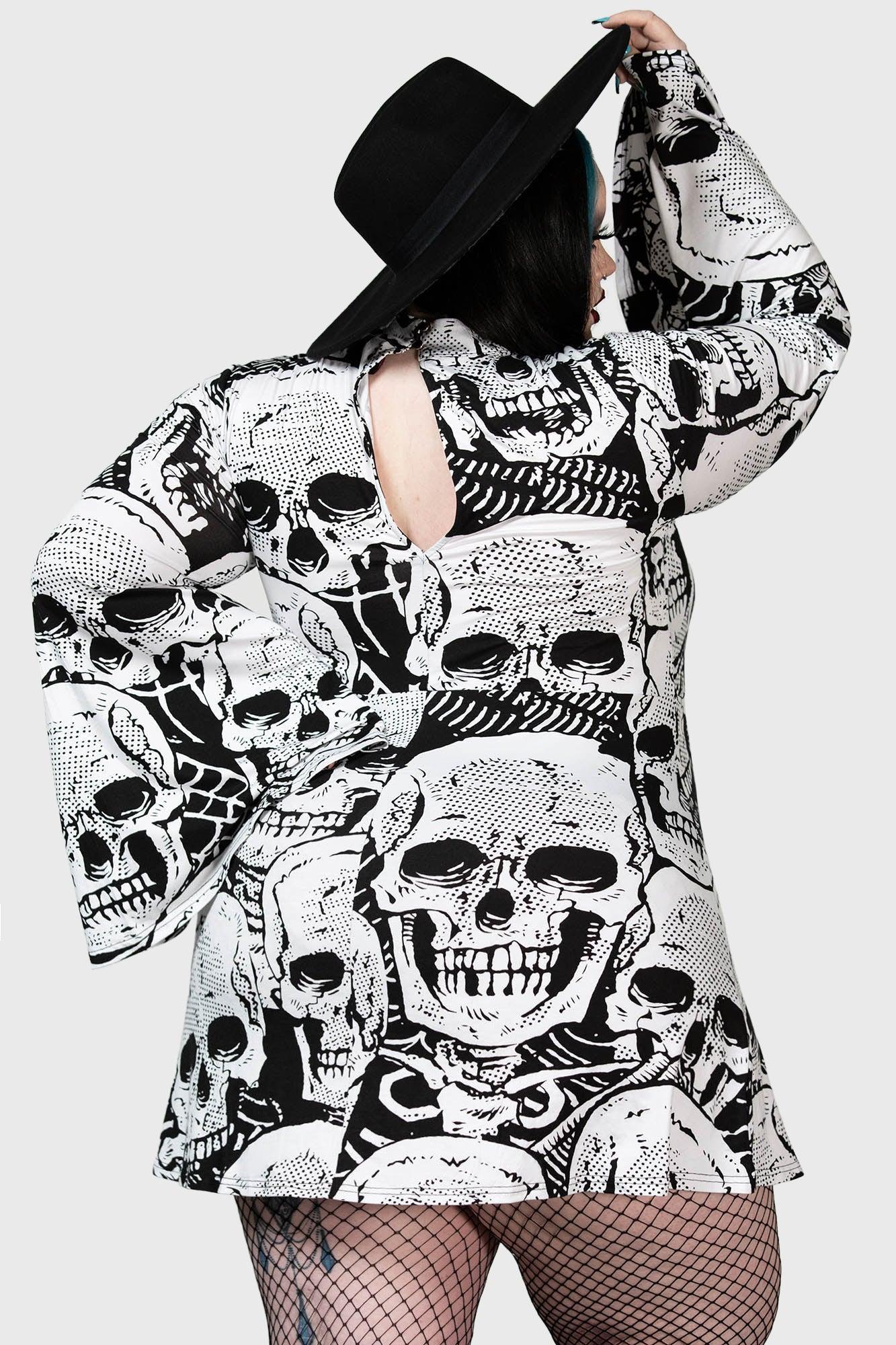 Skeleton Season Mini Dress Female Product Image