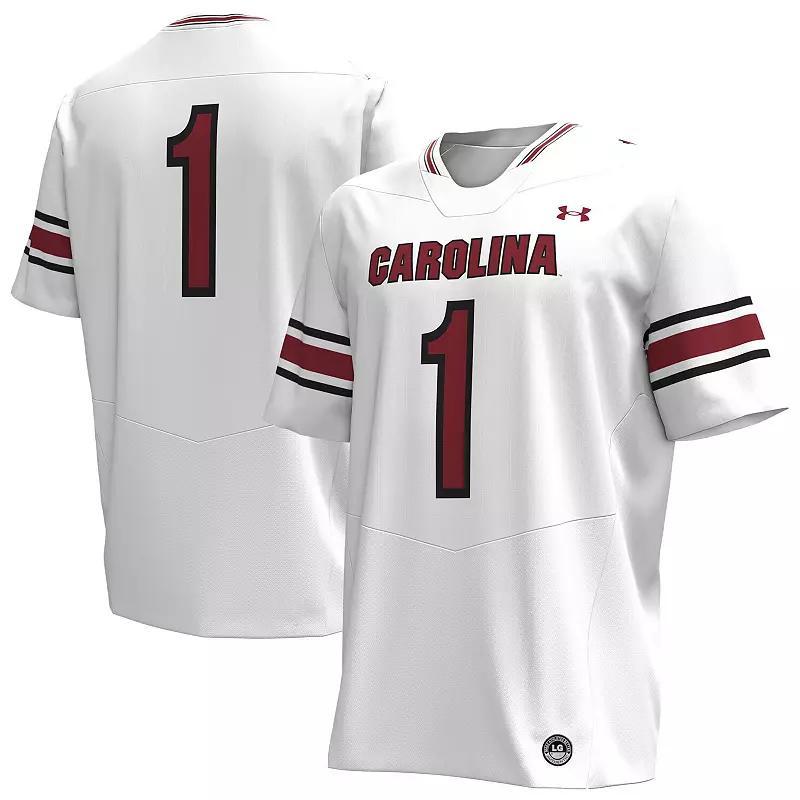 Mens Under Armour #1 South Carolina Gamecocks Replica Football Jersey Product Image