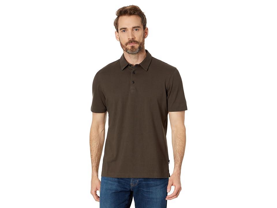 AG Jeans Bryce Short Sleeve Polo (Stone ) Men's Clothing Product Image