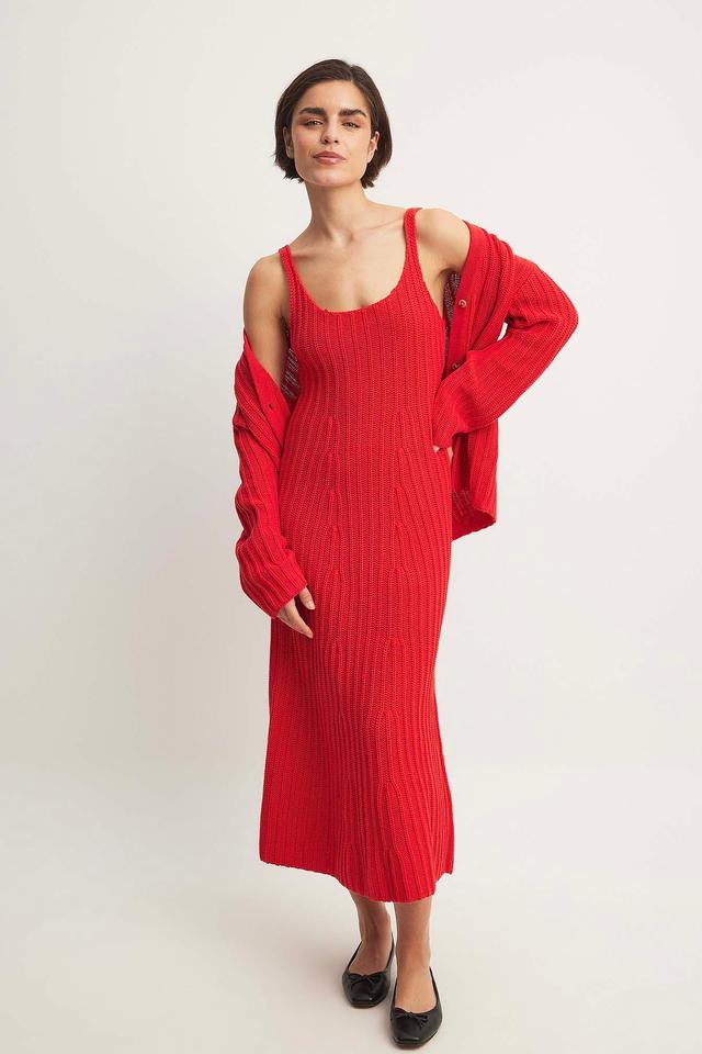 Knitted V-Neck Cardigan Product Image