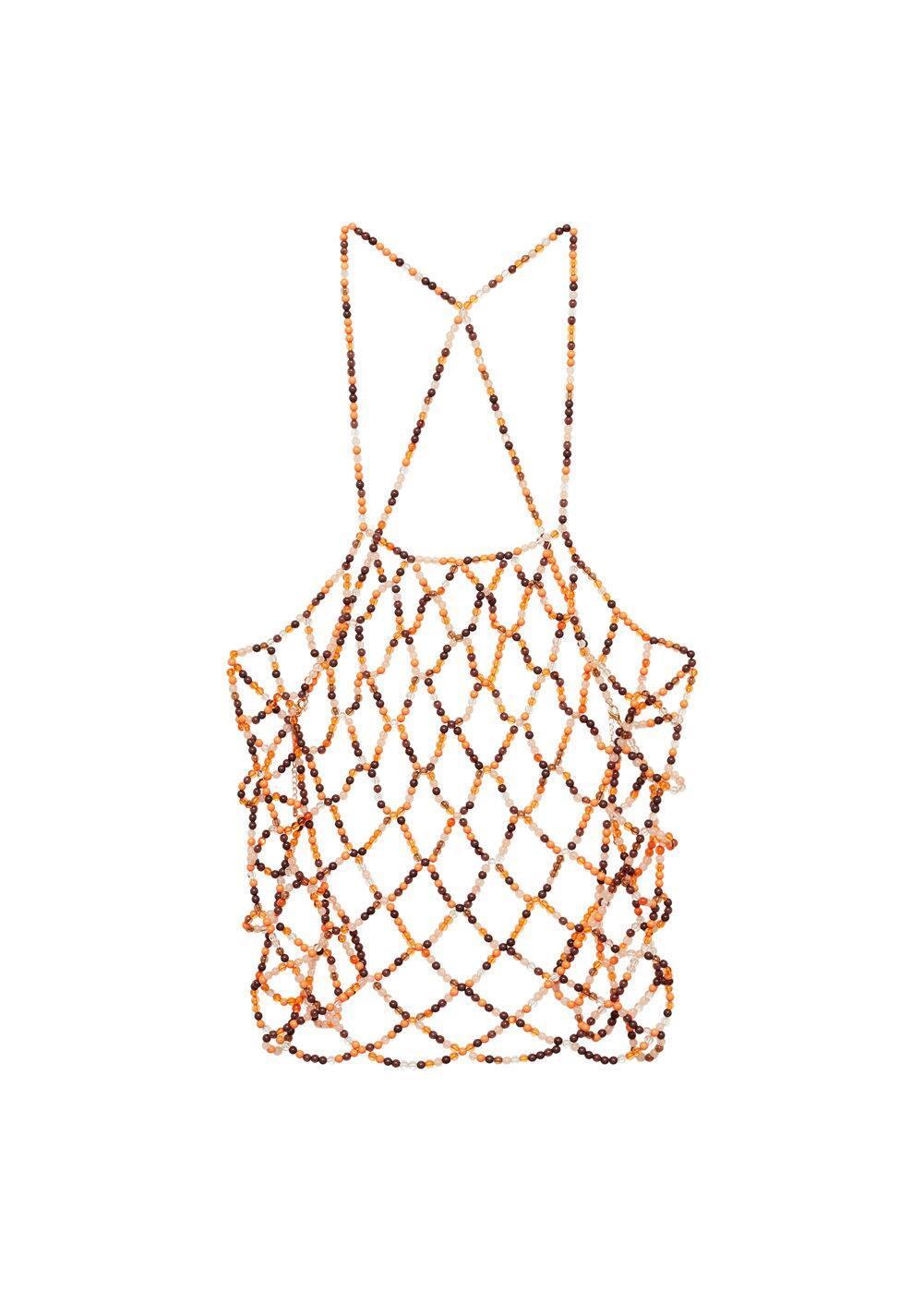 MANGO - Beaded top - One size - Women Product Image