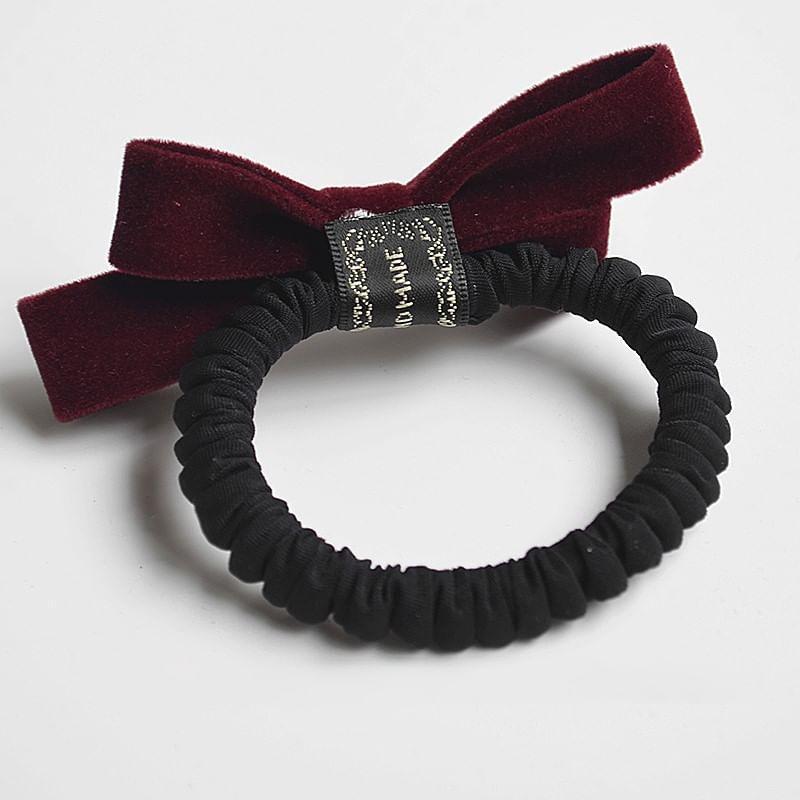 Velvet Bow Hair Tie Product Image