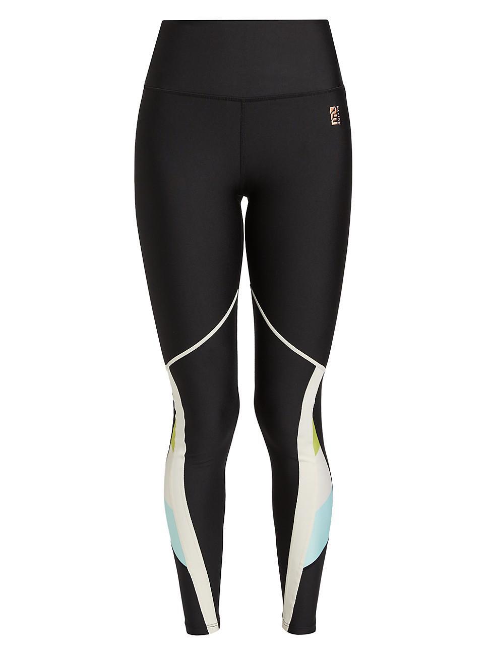 Womens Neptune Colorblocked Compression Leggings Product Image