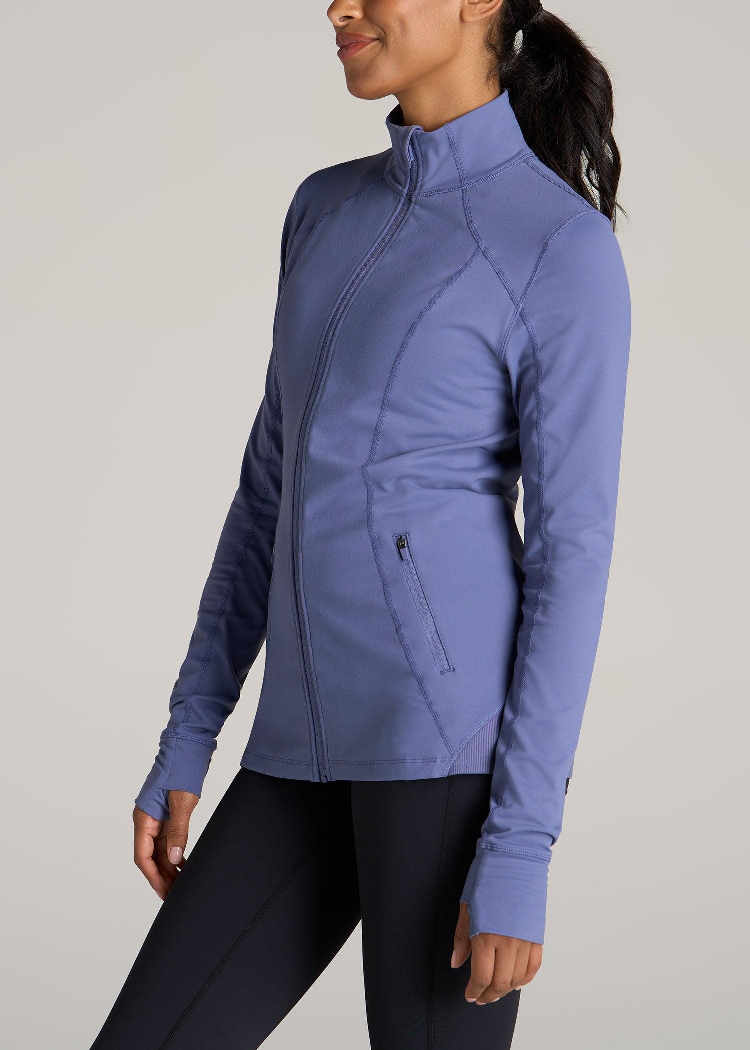 Women's Athletic Zip-Up Jacket in Marlin Blue Female Product Image