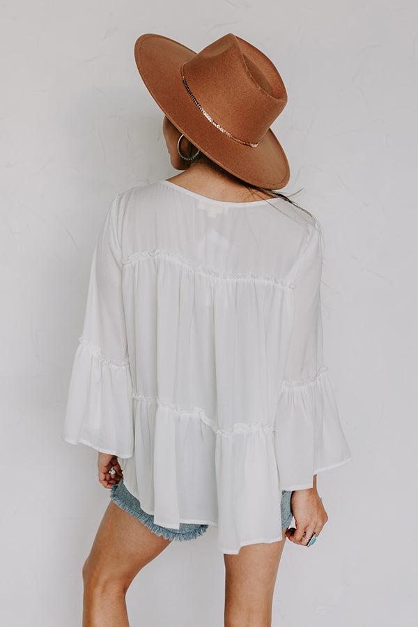 Meadow View Shift Top in Ivory Product Image