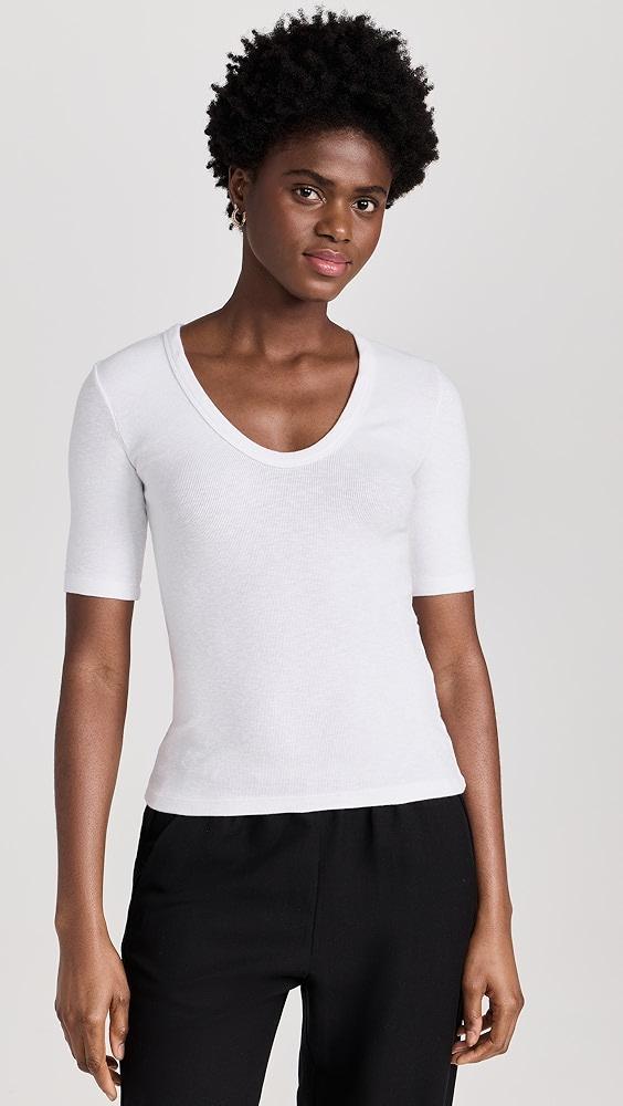 Enza Costa Textured Rib Top | Shopbop Product Image