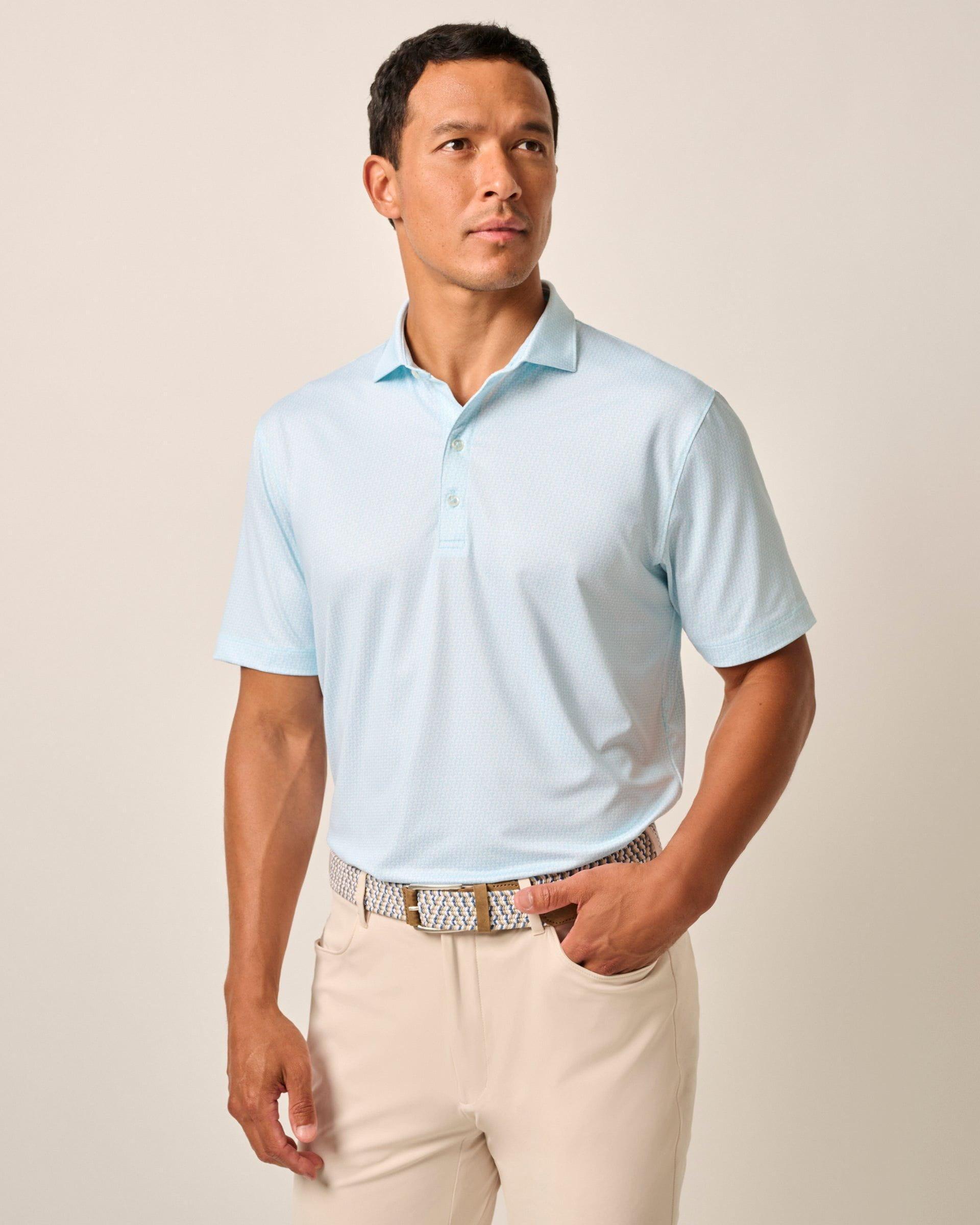 johnnie-O Performance Jersey Polo - Island Times Product Image