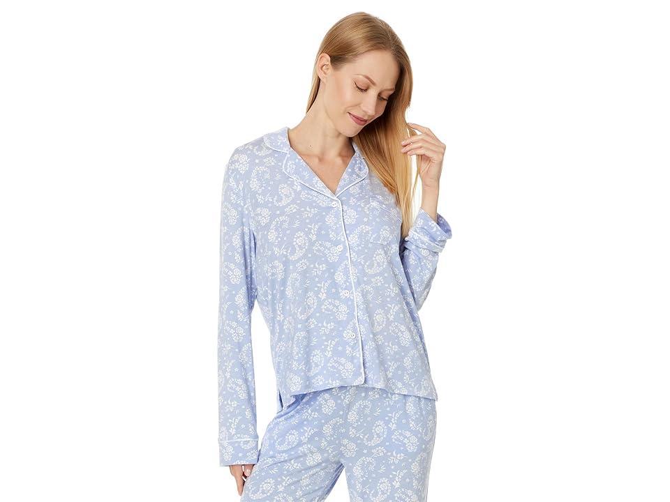 P.J. Salvage Loungewear Pretty In Paisley Pajama Pj Set Whisper) Women's Pajama Sets Product Image