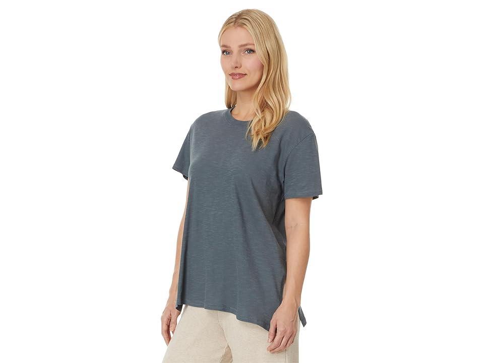 PACT Featherweight Slub Oversized Tee (Ore) Women's Clothing Product Image