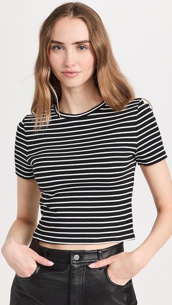 alice + olivia Cindy Boxy Classic Tee | Shopbop Product Image