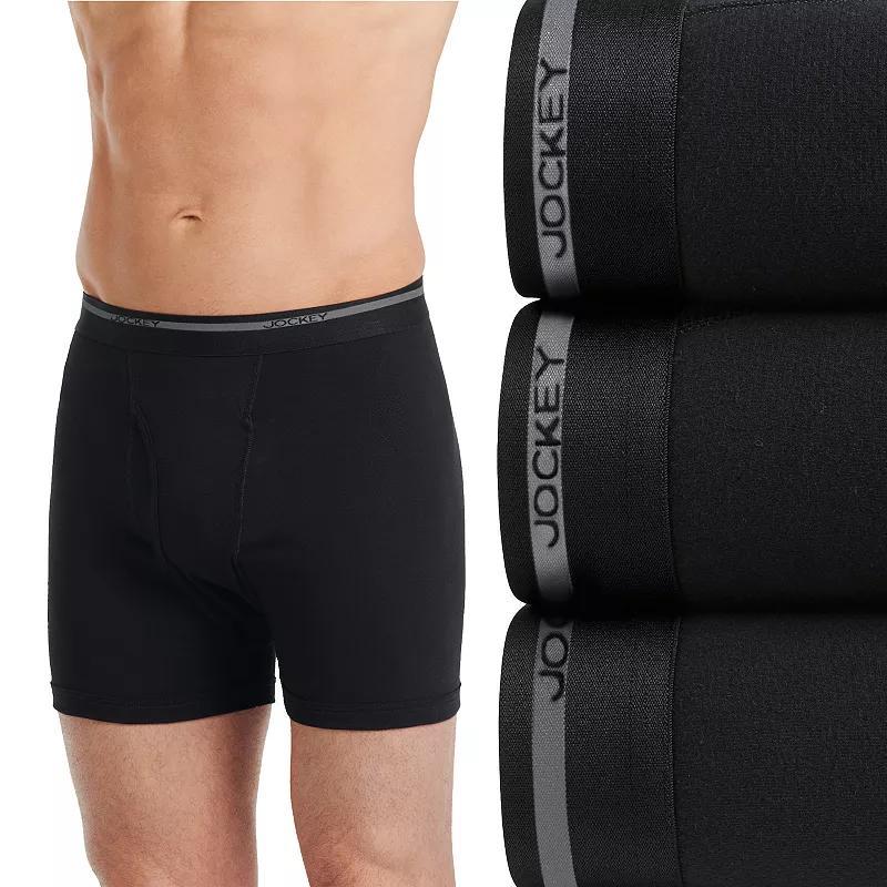 Jockey Mens 3-pack + 1 bonus Classic Cotton Boxer Brief Product Image