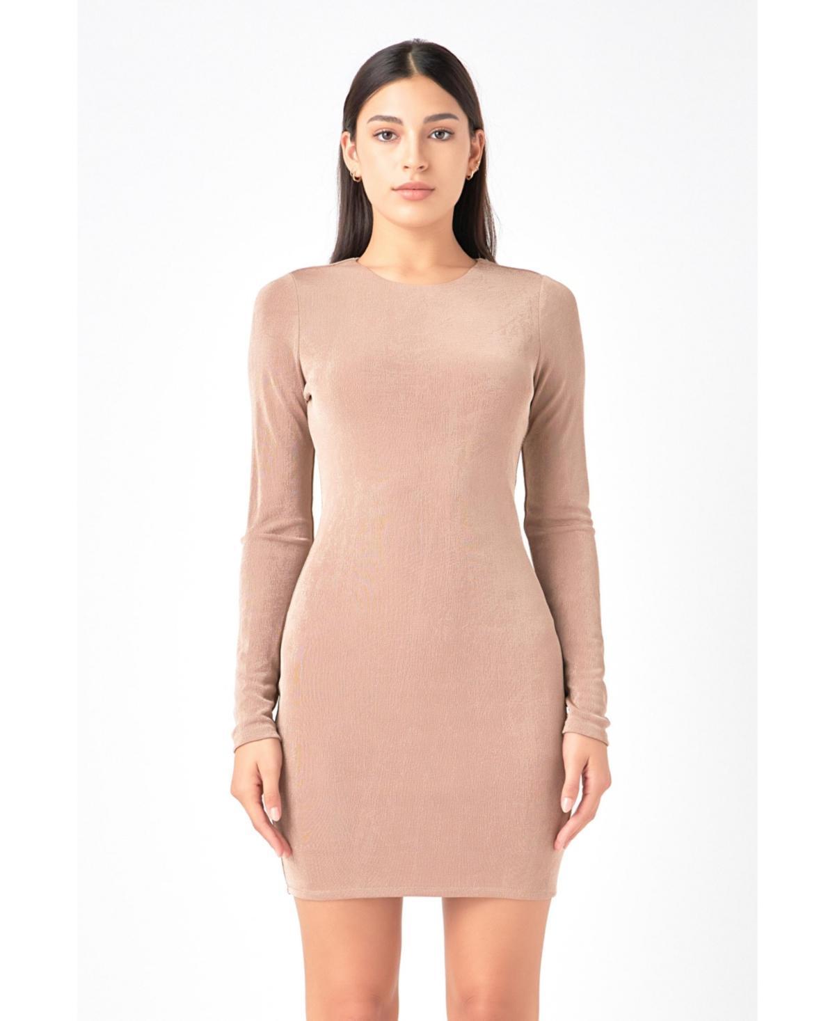 Womens Slinky Mini Dress Product Image