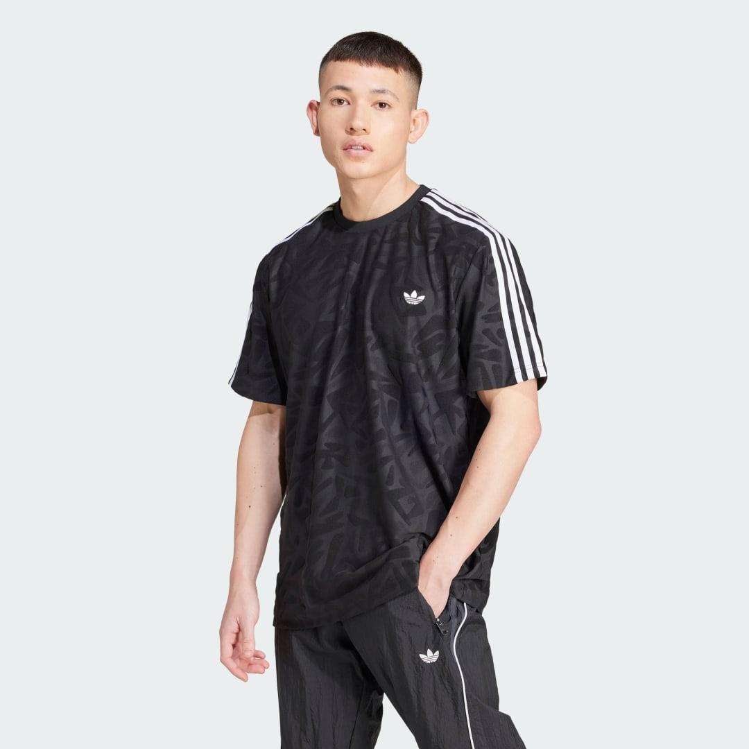 adidas Premium Jersey Black XL Mens Product Image