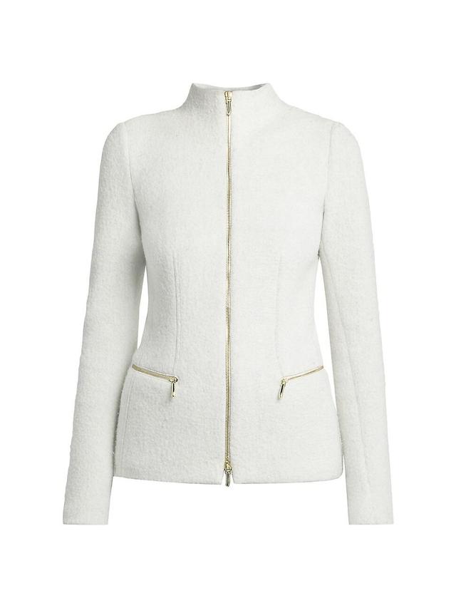 Womens Luxe Blend Zip Jacket Product Image