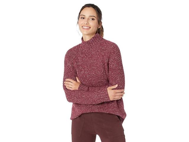 Prana Ibid Sweater Tunic (Maroon) Women's Clothing Product Image