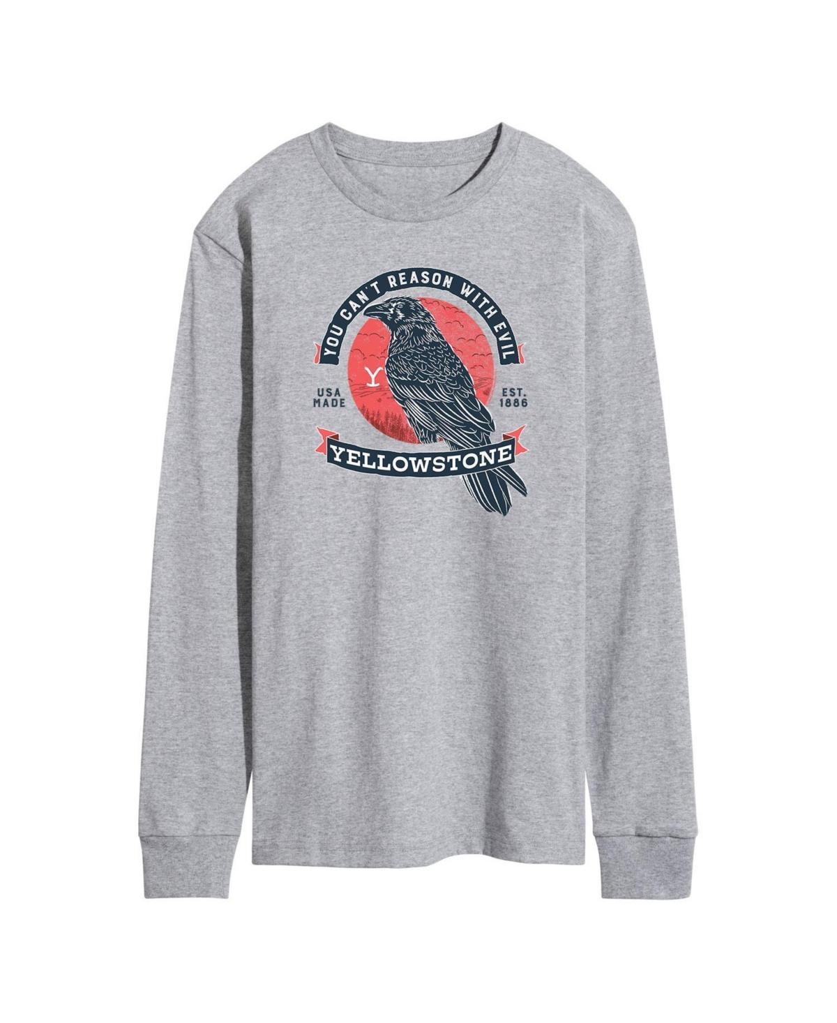 Mens Yellowstone Crow Long Sleeve T-shirt Product Image