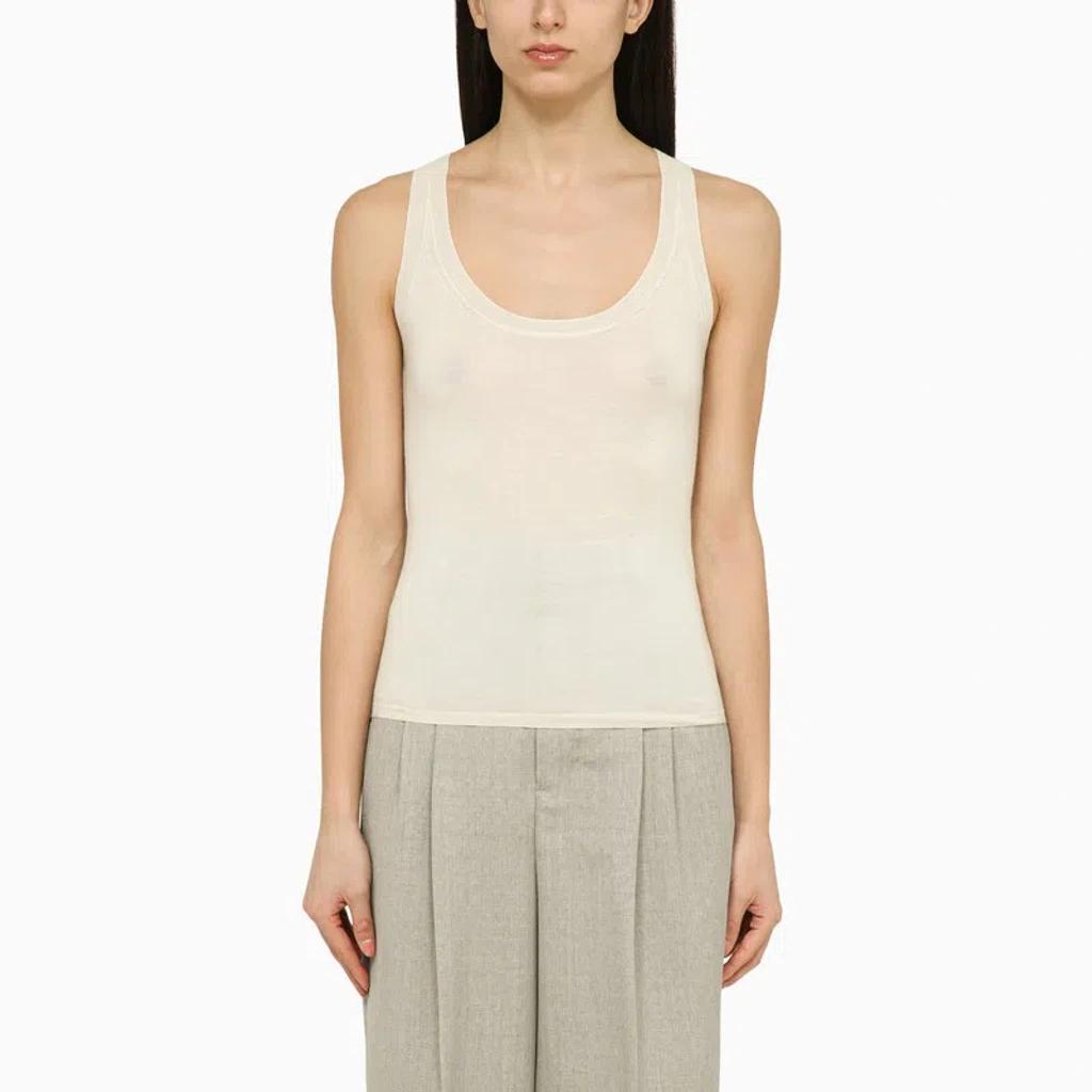 White Cashmere Vest product image