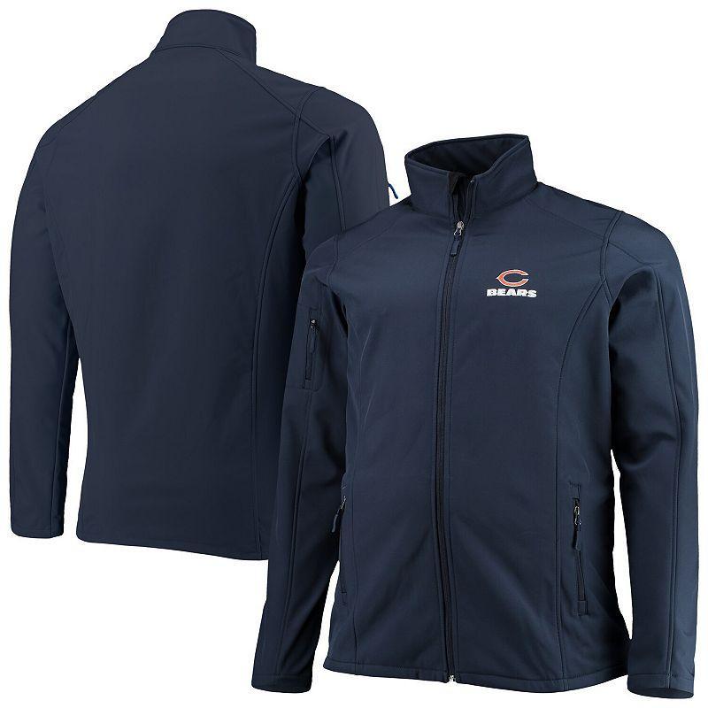 Men's Dunbrooke Navy Chicago Bears Big & Tall Sonoma Softshell Full-Zip Jacket Product Image