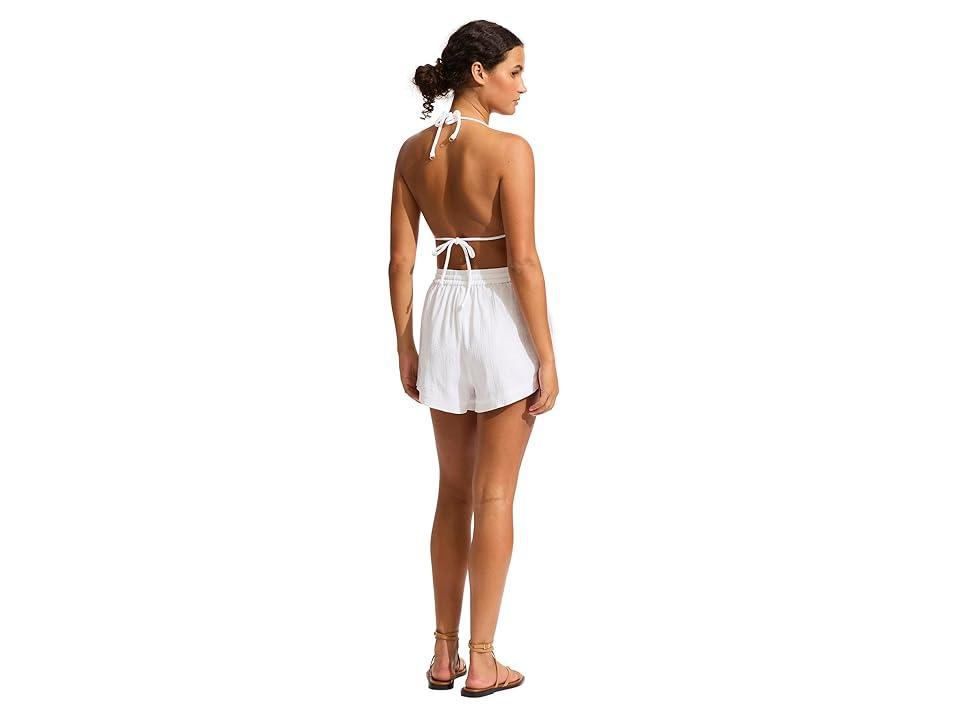 Seafolly Beach Edit Crinkle Short Women's Shorts Product Image