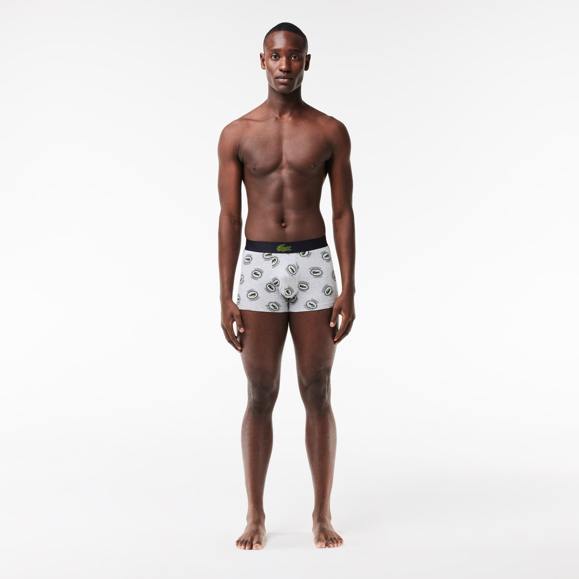 Printed Stretch Cotton Trunks Product Image