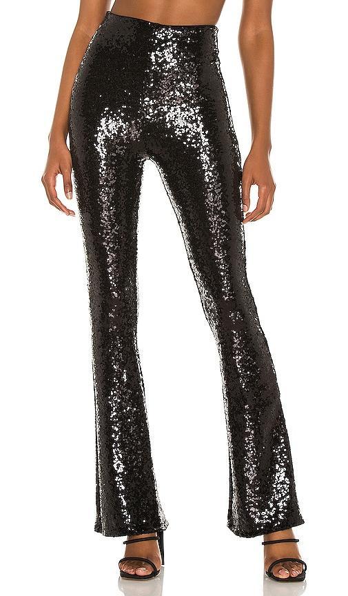 Womens Sequin Flare Pant Product Image