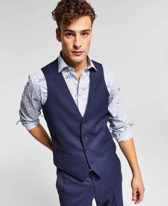 Bar Iii Mens Slim-Fit Wool Suit Vest, Created for Macys Product Image