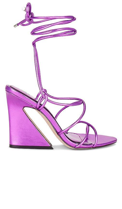 JLO Jennifer Lopez x REVOLVE Bleeker Sandal in Purple. - size 9.5 (also in 10, 7, 8, 8.5, 9) Product Image